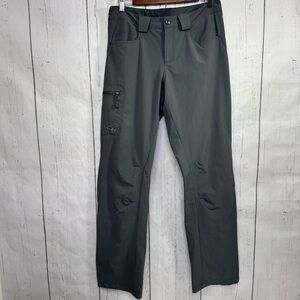Outdoor Research Womens Hiking Pants Size 8 Gray Stretch Nylon Adventure Travel